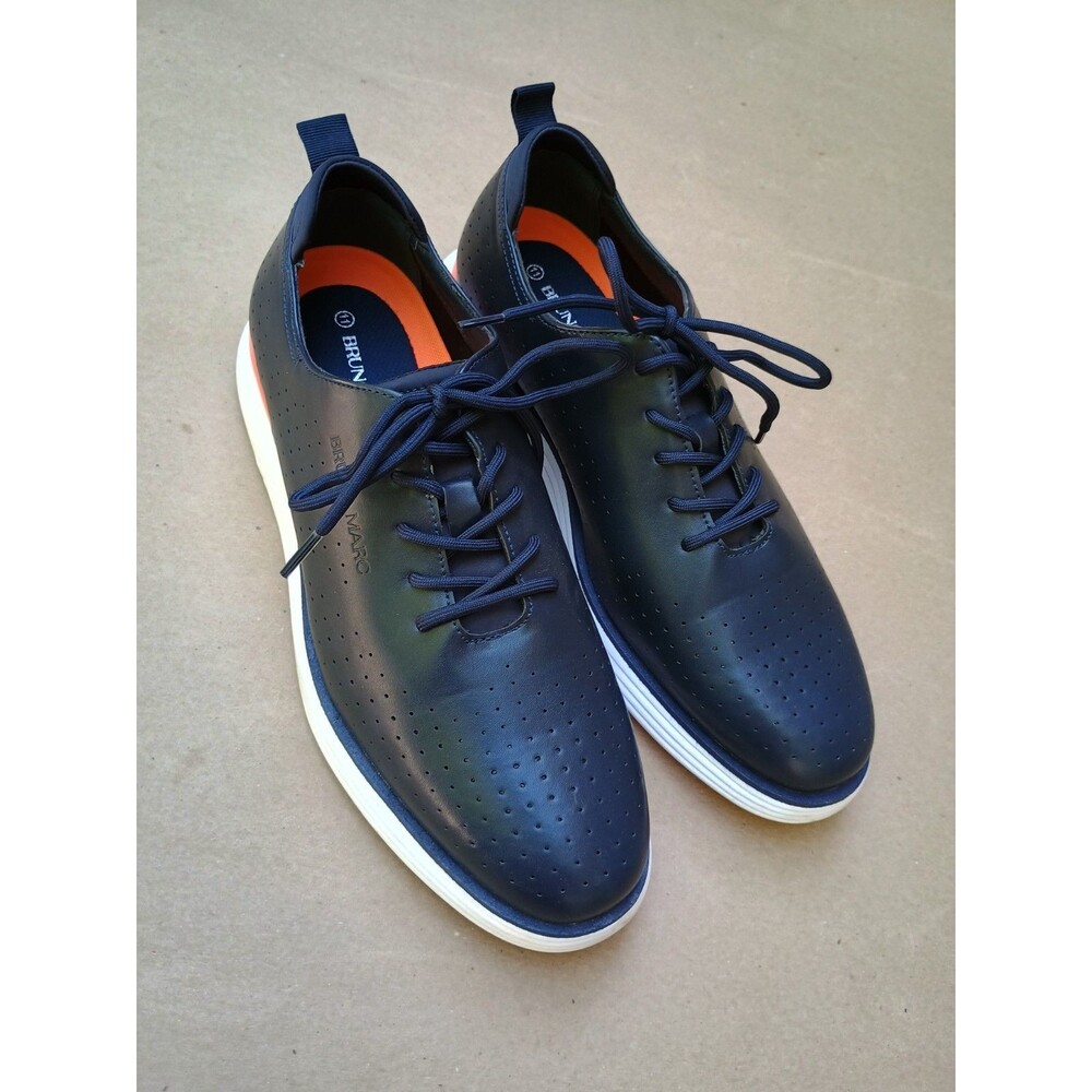 Bruno Marc Men's Dress Oxfords Shoes Causal  Sneakers Classic Size 11 Blue Navy